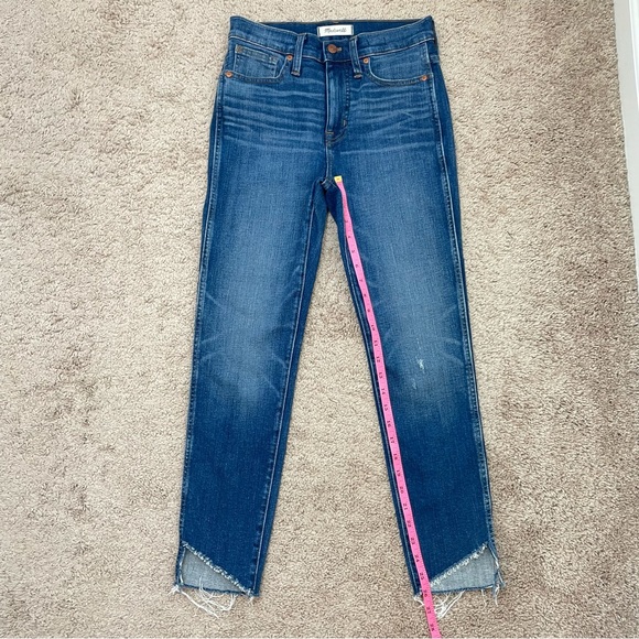 Madewell 10" High-Rise Skinny Jeans: Cutout Tulip Hem Edition - Picture 13 of 16